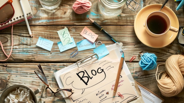 notepad-contains-colorful-blog-planning-diagram-with-annotations-drawings_132358-96205